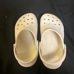 White crocs size 2